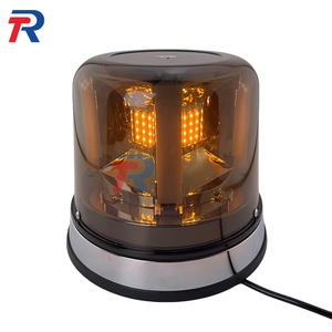 Luz de Advertencia Giratoria <span class=keywords><strong>LED</strong></span> de Alta <span class=keywords><strong>Intensidad</strong></span> de 12-24V, Luz Estroboscópica Intermitente Impermeable IP65 para Camiones, Remolques y Montacargas - Product Image 4