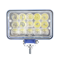 Feux de brouillard LED haute luminosité pour camions 12V-36V 167,5 mm, faisceau haut/bas, multicolores, boulons M10 pour camions et remorques