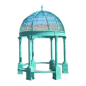 Gazebo <span class=keywords><strong>de</strong></span> hierro forjado para jardín, Gazebo grande <span class=keywords><strong>de</strong></span> hierro fundido antiguo - Product Image 3