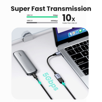 UGREEN Adaptateur USB C vers USB 3.0 OTG Connecteur de câble de données USB Type C OTG pour Samsung Galaxy 10 MacBook Pro 2019 Adaptateur USB C