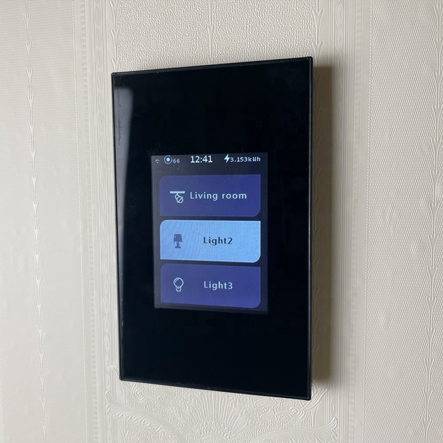 2024 Latest Automated Home LCD Touch Smart Light Switch Tuya Wifi Zigbee Google Home,Alexa