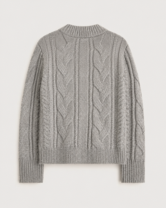 Cardigan in Lana da <span class=keywords><strong>Donna</strong></span> con Colletto a Fiocco e Bottoni, Maglione Casual Lavorato a Maglia per <span class=keywords><strong>Autunno</strong></span> e <span class=keywords><strong>Inverno</strong></span> - Product Image 3
