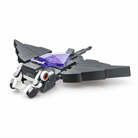 Set de Bloques de Construcción de Manta Ray, 84 Piezas, Modelo 3D DIY, Juguete de Construcción, Ladrillos de Animales Marinos con Carcasa Translúcida, Marca Privada