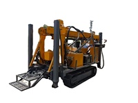 Petite machine de forage de puits d'eau montée sur tracteur à haute efficacité, avec pompe, moteur, roulement et engrenage pour l'extraction d'eau profonde