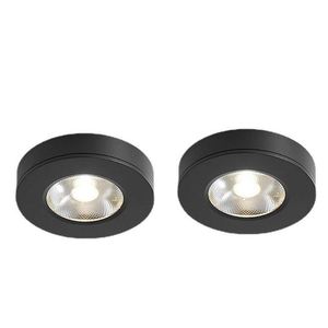 Modern <b>Mini</b> Design SMD <b>LED</b> High Lumen Square PC Wall-Mounted Ra80+ 35 Beam Angle Cabinet <b>Light</b> Warm White Touch Control - Product Image 1