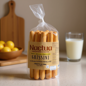 NACTUA Grissini di Mais Sott'olio Salati Artigianali 200g Snack di Cereali - Product Image 3