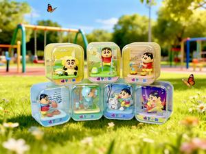 Caja de 12 Unidades al por Mayor, Anime Mitu Crayon Shin-chan, Serie Vida Cotidiana Divertida, Caja Sorpresa con Microescenas, Caja de Colección para Juguetes y Regalos - Product Image 2