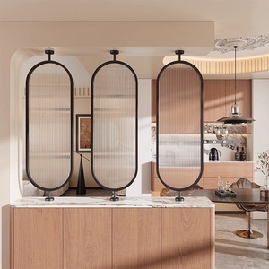 Demi-cloison verre métal cadre 5mm épaisseur moderne minimaliste <span class=keywords><strong>salon</strong></span> salle de bain lavabo hôtel chez l'habitant Restaurant - Product Image 1