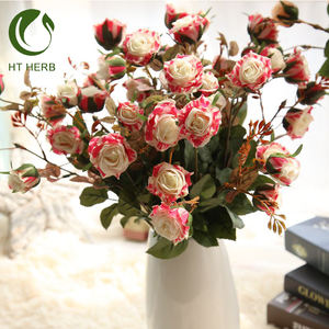 <span class=keywords><strong>Bouquet</strong></span> <span class=keywords><strong>de</strong></span> roses artificielles, fausses <span class=keywords><strong>fleurs</strong></span> décoratives, pour un mariage, pour décorer, en plastique, échantillon gratuit - Product Image 2