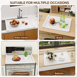 Stove Top Cover Extra Large Kitchen Work Surface Cutting Board <b>Spacer</b> Minimalist Design - Product Image 3