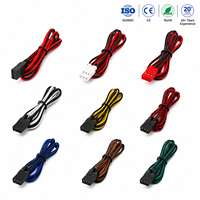 XPB Kabel Adaptor Tembaga Berlapis Timah Kuning Biru 2P 2.54 Pitch untuk Lampu Strip Bar dengan Peringkat IP67 Panjang 1.5m Dapat Disesuaikan