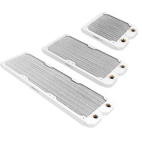 Radiateur en cuivre OCOCOO CRD24-45R 240 avec raccord G1/4 pour boîtier de refroidissement liquide d'ordinateur, installation facile, ventilateurs et refroidissement