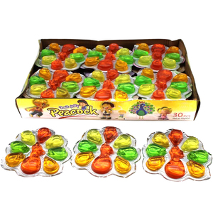 Ingrosso budino di frutta Halal a forma di pavone gelatina di frutta aromatizzata caramella di gelatina morbida - Product Image 2