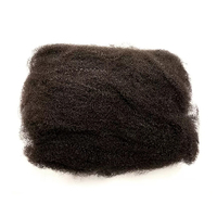 Capelli Sintetici Afro Kinky Lisci per Micro Twist, Riparazione Loc, Capelli all'Uncinetto, Doppia Trama Sharopul, Neri, per Donne, Resistenti alle Alte Temperature