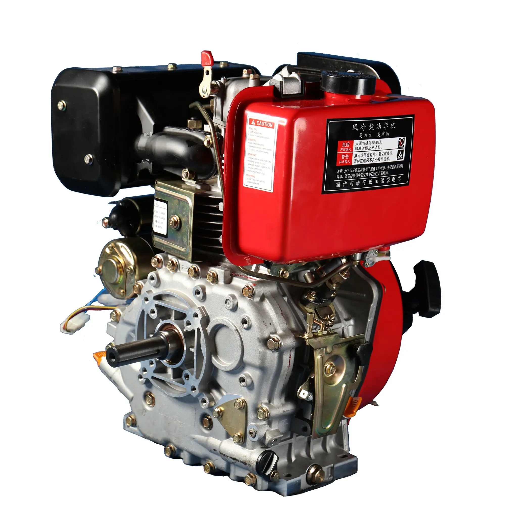 Bester Preis 10 PS 186F luftgekühlter Einzylinder-Dieselmotor