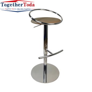 Sillas de Barra Modernas, Sencillas, de Alta Calidad, Negras, Ajustables, Giratorias, de Acero Inoxidable, para Hogar, Bar, Centro Comercial, Cafetería, Cocina, Restaurante - Product Image 6