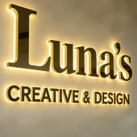 Papan Tanda LED Desain Kustom, Indoor Metal LED Backlit, Logo Outdoor, Papan Tanda Dinding, Huruf Saluran Bisnis, Papan Tanda Toko, Papan Tanda Depan Toko