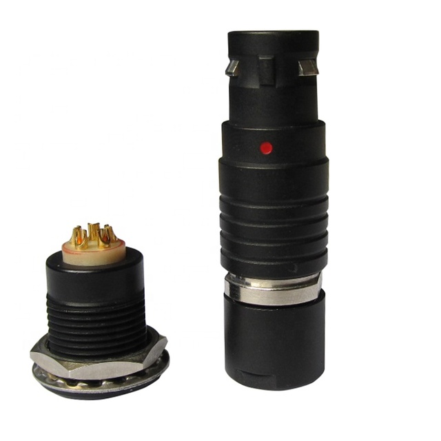 High Quality Quick Release Medical Push Pull Connector Plastic Compatible Male Female Din 2 Circular Cables Quality Suppliers