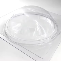 Dôme hémisphérique transparent de toit personnalisé Couverture de dôme en polycarbonate pour toit extérieur Couverture de dôme transparent pour fenêtre de lucarne