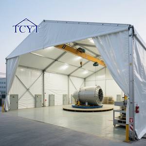 Tienda de almacén con marco de aluminio para exteriores, carpa impermeable, tienda de almacén de almacenamiento Industrial a la venta - Product Image 4