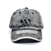 Gorra de 6 Paneles con Diseño Clásico y Duradero, Estampada en Color Sólido, para el Uso Diario y el Tiempo Libre - Estilo Retro