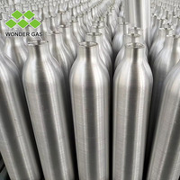 Bouteille de soda 0.6L Certification TPED Fournisseurs Alibaba Cylindre de bière de Co2 liquide Cylindre de Co2 en aluminium