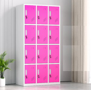 Khách Hàng Thiết Kế 12-Cửa Thép Lưu Trữ Tủ Kim Loại Đầy Màu Sắc Phòng Tập Thể Dục Thay Đổi Phòng <span class=keywords><strong>Locker</strong></span> <span class=keywords><strong>Key</strong></span> Khóa - Product Image 3