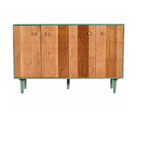 Modern 4 Door <b>Sideboard</b> Wooden <b>Storage</b> Cabinet Spacious Design Stylish Buffet Cabinet for Dining Living Room Home Use - Product Image 1