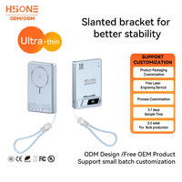 DB31 15W Chargeur Magnétique Sans Fil 22.5W PD avec Câble Détachable, Écran Intelligent et Béquille 5000/10000mAh OEM