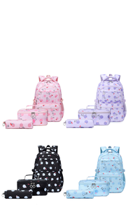 ชุดกระเป๋านักเรียนความจุขนาดใหญ่พร้อมถุงอาหารกลางวันและกล่องดินสอสำหรับนักเรียนชุดกระเป๋าลายการ์ตูนน่ารักสำหรับเด็กนักเรียน - Product Image 5