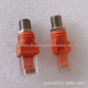 Fabricant personnalisé <span class=keywords><strong>RJ45</strong></span> RF 8P8C mâle F femelle <span class=keywords><strong>Prise</strong></span> tête cristal Matériau de contact en cuivre <span class=keywords><strong>Prise</strong></span> femelle <span class=keywords><strong>coaxiale</strong></span> - Product Image 2