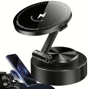 360° Adjustable Magnetic Car Phone Holder Pocket Size Foldable Car Cell Phone Holders Magnetic Suction Cup Phone Mount <b>Rack</b> - Product Image 3