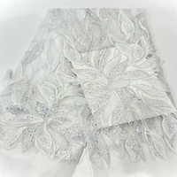 Tissu en maille à sequins de luxe 2026, tissu en dentelle brodé fantaisie avec sequins, pour robe de cérémonie et de fête
