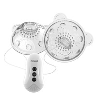 Wiederaufladbarer Vibrierender Brustwarzenmassager mit Saugfunktion, Leistungsstarker Bruststimulator, Tragbares Freihändiges Erwachsenen-Masturbationsspielzeug für Frauen