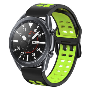 Bracelets en silicone 22MM <span class=keywords><strong>pour</strong></span> <span class=keywords><strong>Samsung</strong></span> Galaxy Watch 46mm <span class=keywords><strong>Gear</strong></span> <span class=keywords><strong>S3</strong></span> Classic/<span class=keywords><strong>Frontier</strong></span> Galaxy Watch 3 45mm <span class=keywords><strong>Bracelet</strong></span> <span class=keywords><strong>pour</strong></span> Huawei GT Strap - Product Image 3
