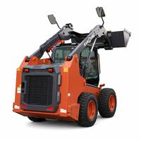 Minicargadora de Ruedas EVERUN ERS12V EPA Tier 4 EU Stage V 4WD con Motor Yanmar de 1260 kg, Minicargadora Compacta para Construcción Agrícola