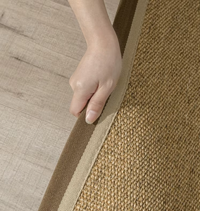 Alfombra de fibra de sisal Natural 100%, texturas naturales ecológicas sin formaldehído, tamaño personalizado utilizado en alfombras de salón de té de dormitorio - Product Image 4