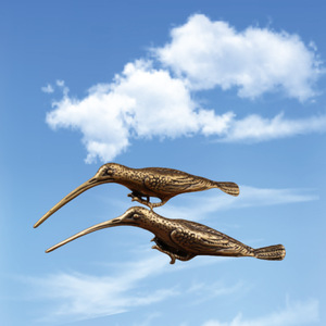 Escultura de Pájaro Cuervo en Latón, Figura Animal, Decoración de Mesa, Adorno para el Hogar, Artesanía en Cobre - Product Image 1
