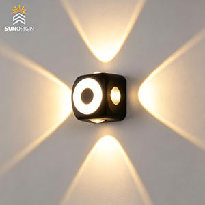 Applique Murale LED Moderne en Fer, Intensité Variable, Abat-jour Blanc pour Chambre, Salon, Couloir, Balcon - Lignes Longues et Simples, Créative, pour Chevet - Product Image 1