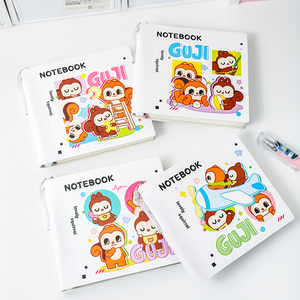 El cuaderno de bolsillo portátil de tamaño mini con cubierta de poliuretano es adecuado para llevarlo consigo y tomar notas. - Product Image 5
