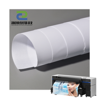 Rouleau de toile jet d'encre 100 g/m² en polyester blanc, étiré, vierge, imperméable à l'eau, pour impression pigmentaire, pour fond de photographie