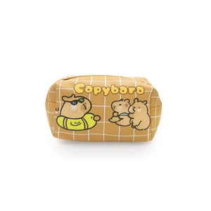 Borsa per il trucco Kapibala 19x11x9cm, pochette cosmetica con stampa di animali carini per viaggi e uso quotidiano - Product Image 1