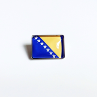 Badge en émail personnalisé avec le drapeau autrichien, broche en métal pour la fête nationale et cadeau souvenir