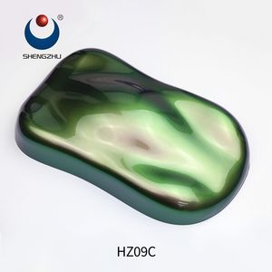 Sheng Zhu popular serie HZ09 4-5 <span class=keywords><strong>colores</strong></span> <span class=keywords><strong>spray</strong></span> coche pintura camaleón cambio de color pigmento <span class=keywords><strong>en</strong></span> polvo bajo MOQ - Product Image 2