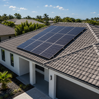 Support de toit solaire sans rail en aluminium anodisé à installation facile
