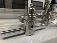 Régulateur de pression de gaz chauffé à la vapeur en acier inoxydable 316L réglable 0-250 Psig Entrée maximale 6000 Psig Cv 0.025/0.06/0.2 1/2 1/4\"