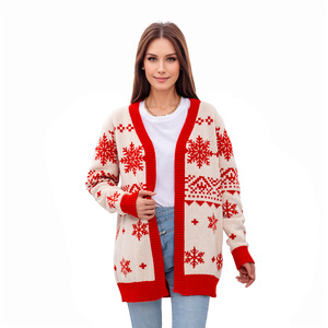 <span class=keywords><strong>Cardigan</strong></span> <span class=keywords><strong>Cardigan</strong></span> <span class=keywords><strong>donna</strong></span> OEM/ODM Custom <span class=keywords><strong>Cardigan</strong></span> maglione con scollo a V a maniche lunghe Casual lavorato a maglia <span class=keywords><strong>oversize</strong></span> - Product Image 3