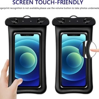 Étui de téléphone portable universel en PVC lumineux, étanche, antichoc et anti-poussière pour 8 Plus 6 pouces, design sportif, utilisation en extérieur