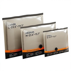 국경 간 무역용 두꺼운 진공 압축 보관 백 펌프 매트 그레이 PAPE 소재 의류, 이불, 재킷용 - Product Image 1