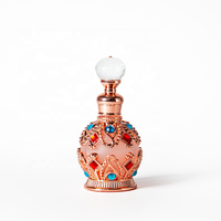 Flacons de parfum miniatures vides de 15 ml, bouteilles en verre rechargeables pour liqueur, flacons d'huile essentielle de style ancien